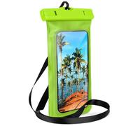 ONEFLOW Beach Bag for Vivo V50 5G Funda Impermeable con Touch y Cámara Ventana Subacuática Teléfono Móvil para Viaje, Natación con Pulsera y Correa para Colgar, Verde