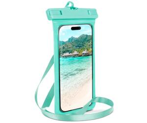 ONEFLOW Beach Bag - Funda impermeable para Motorola Edge 70 con pantalla táctil y cámara, para viajes, natación con pulsera y correa para colgar, color azul