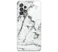 ONEFLOW Bliss Cover - Carcasa para Samsung Galaxy A52/A52s 5G, diseño de mármol, color blanco y gris