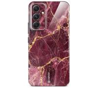 ONEFLOW Bliss Cover - Carcasa para Samsung Galaxy A54 5G, diseño de mármol, color rojo y dorado
