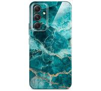 ONEFLOW Bliss Cover - Carcasa para Samsung Galaxy A54 5G, diseño de mármol, color turquesa y azul