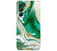 ONEFLOW Bliss Cover - Carcasa para Samsung Galaxy A54 5G, diseño de mármol, color verde, dorado y blanco