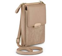 ONEFLOW Bliss Purse - Funda para Xiaomi 14 Ultra para mujer con cartera, bolso bandolera con monedero y compartimento para teléfono móvil, bolso pequeño, color crema beige