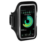 ONEFLOW Brazalete deportivo para teléfono móvil compatible con Xiaomi Mi 10T / Mi 10T Pro Armtasche Fitness Armband Sport Running armband Outdoor Handyhülle Joggen Arm Halterung Smartphone Schwarz