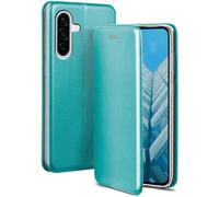 ONEFLOW Business Case für Samsung Galaxy A36 5G Handyhülle klappbar mit Standfunktion Klapphülle Flipcase Cover Dünn, PU Leder Hülle mit Kartenfach, 360 Grad Hülle, Mint Blau