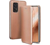 ONEFLOW Business Case für Samsung Galaxy A53 5G Handyhülle klappbar mit Standfunktion Klapphülle Flipcase Cover Dünn, PU Leder Hülle mit Kartenfach, 360 Grad Hülle, Rosegold