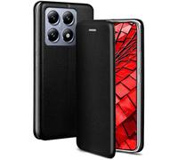 ONEFLOW Business Case für Xiaomi 14T Pro Handyhülle klappbar mit Standfunktion Klapphülle Flipcase Cover Dünn, PU Leder Hülle mit Kartenfach, 360 Grad Schutzhülle Schwarz