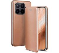 ONEFLOW Business Case für Xiaomi 17T Handyhülle klappbar mit Standfunktion Klapphülle Flipcase Cover Dünn, PU Leder Hülle mit Kartenfach, 360 Grad Hülle, Rosegold