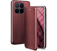 ONEFLOW Business Case für Xiaomi 17T Handyhülle klappbar mit Standfunktion Klapphülle Flipcase Cover Dünn, PU Leder Hülle mit Kartenfach, 360 Grad Schutzhülle Weinrot