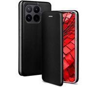 ONEFLOW Business Case für Xiaomi 17T Pro Handyhülle klappbar mit Standfunktion Klapphülle Flipcase Cover Dünn, PU Leder Hülle mit Kartenfach, 360 Grad Schutzhülle Schwarz