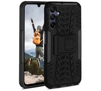 ONEFLOW Carcasa para el tanque compatible con Samsung Galaxy A15 (4G/5G) - Funda exterior a prueba de golpes, funda para teléfono móvil con soporte, protector de cámara y pantalla, funda rígida para