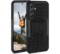 ONEFLOW Carcasa para Samsung Galaxy A54 5G, funda para exteriores, carcasa resistente con cámara y protección de pantalla, funda para teléfono móvil segura, carcasa de TPU con soporte, color negro
