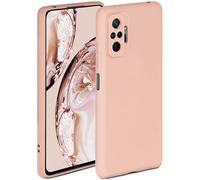 ONEFLOW Funda Blanda Compatible con el Xiaomi Redmi Note 10 Pro, Funda de Silicona con Borde Elevado para protección de Pantalla, Doble Capa, Funda Suave para teléfono, Color Rosa Mate