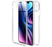 OneFlow Funda Doble [Delantera y Trasera] de Silicona Compatible con iPhone 11 | Transparent