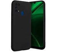 ONEFLOW Funda fina compatible con Samsung Galaxy M31 - Funda fina de diseño ultra delgado, ligera de silicona, color negro mate