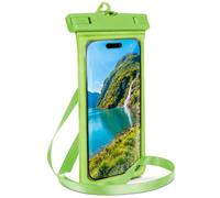 ONEFLOW Funda impermeable para teléfono Google Pixel 9 Pro XL | Pantalla táctil y cámara + correa para colgar + correa para colgar (verde palmera)
