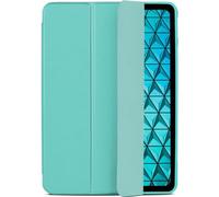 ONEFLOW Funda para iPad Pro 11 (2024/2025) funda ultrafina con soporte, funda con función de encendido y apagado automático, con función atril magnético, funda de piel sintética, color turquesa