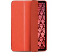 ONEFLOW Funda para iPad Pro 11 (2024/2025) funda ultrafina con soporte, funda con función de encendido y apagado automático, con función atril magnético, funda de piel sintética, color rojo