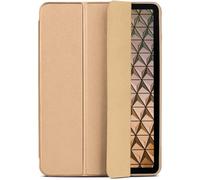 ONEFLOW Funda para Samsung Galaxy Tab A8 (2021) Funda ultrafina con soporte, funda con función de encendido y apagado automático, con función atril, funda de piel sintética, color dorado