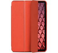 ONEFLOW Funda para Samsung Galaxy Tab A8 (2021) Funda ultrafina con soporte, funda con función de encendido y apagado automático, con función atril, funda de piel sintética, color rojo