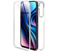ONEFLOW Funda táctil para Samsung Galaxy A16 (4G/5G) funda a ambos lados a prueba de golpes, carcasa delantera y trasera, protección completa de 360 grados, funda transparente con protector de