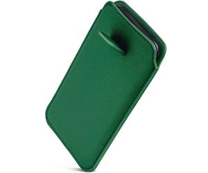 ONEFLOW Liberty Case - Funda para Motorola Edge 60 Fusion (función retráctil, piel sintética, con solapa, función atril, cierre magnético, color verde