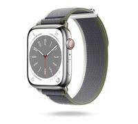 ONEFLOW Nomad Strap Compatible con Apple Watch Correa al aire libre de nylon, correa deportiva con cierre de velcro, correa de tela iWatch para mujer y hombre, Apple Watch 11 (46mm), Nailon Metal