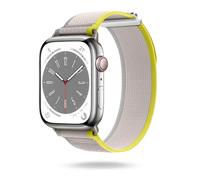 ONEFLOW Nomad Strap Compatible con Apple Watch Correa al aire libre de nylon, correa deportiva con cierre de velcro, correa de tela iWatch para mujer y hombre, Apple Watch 11 (46mm), Nailon Metal