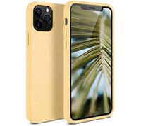 ONEFLOW Sama Sama - Funda compatible con Apple iPhone 11 Pro Max - Funda protectora sostenible de fibra vegetal - Funda biodegradable sin plástico, vegana y respetuosa con el medio ambiente - Amarillo