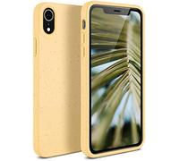 ONEFLOW Sama Sama Funda Compatible con Apple iPhone XR - Funda Protectora Sostenible de Fibra Vegetal Funda Biodegradable Sin Plástico, Vegana y Ecológica - Amarillo