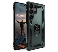ONEFLOW Titan Cover für Samsung Galaxy S26 Ultra Hülle mit Handygriff Ständer Outdoor Schutzhülle stoßfest Panzerhülle mit Kameraschutz, Handyhülle Hybrid TPU Case, matt Grau