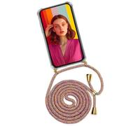 OneFlow «Twist Case» Funda con Correa para teléfono móvil Compatible con Huawei Mate 20 Pro, Funda Colgante para teléfono Inteligente, Hecha de Silicona, Arco Iris