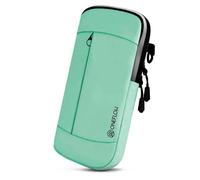ONEFLOW Urban Sling para Doro Aurora A20 - Funda para teléfono móvil con correa y correa combinada, bolso bandolera con cartera para hombre y mujer, color menta