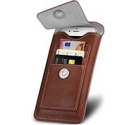 ONEFLOW Zeal Funda Compatible con el Samsung Galaxy A41, Funda para cinturón con protección Integral de 360 Grados, de Cuero Vegano y Soporte con Clip para cinturón, Ámbar