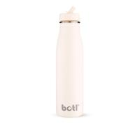 onegreenbottle Evolution - Botella de agua de acero inoxidable, sin BPA/BPS, tapa con popote aislada a prueba de fugas, 500 ml, bebidas calientes y frías, leche