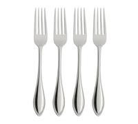 Oneida American Harmony Everyday-Tenedores de Cena, 4, Acero Inoxidable 18/0, Juego de Cubiertos, Plateado (Silverware Set)