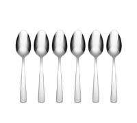 Oneida H084006E Aptitude-Juego de 6 cucharillas, Acero Inoxidable, Plateado
