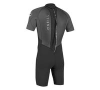 O'NEILL 2026 Hombres Reactor-2 2mm Back Zip Shorty Neopreno 5041B - Black/Graphite