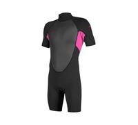 O'NEILL 2026 Junior Reactor-2 2mm Back Zip Shorty Neopreno 5045B - Black/Berry