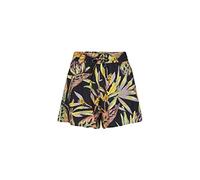 O'NEILL Amiri Beach Shorts Pantalones Cortos, Mujer, 39033 Black Tropical Flower, Regular