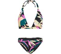O'NEILL Bikini 'Essentials Marga Cruz' azul cian / rosa neón / negro / blanco M-LxC azul cian / rosa neón / negro / blanco