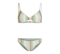 O'NEILL Bikini 'Matira ' azul claro / caqui / oliva / salmón XS azul claro / caqui / oliva / salmón