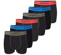O'Neill Calzoncillos tipo bóxer para hombre, paquete de 6 unidades, color negro, rojo, azul, M, L, XL, XXL, XXL