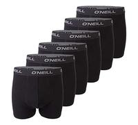 O'Neill Calzoncillos tipo bóxer para hombre, talla M, L, XL, XXL, 95 % algodón, sin abertura, 6 unidades, color negro, rojo y azul, Negro (6990), XXL