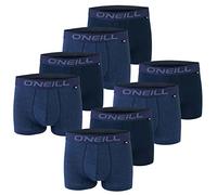 O'Neill Calzoncillos tipo bóxer para hombre, talla S, M, L, XL, XXL, 95% algodón, paquete de 8 unidades, Blue Mel Marine (4349p), L