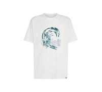 O'NEILL Camiseta 'Circle Surfer' verde oscuro / blanco S verde oscuro / blanco