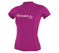 O'Neill - Camiseta de Neopreno para Mujer con protección UV, Manga Corta, Cuello Redondo Rosa Fox Pink Talla:Large
