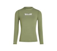 O'NEILL Camiseta funcional 'Skins' oliva / blanco natural L oliva / blanco natural