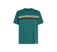 O'NEILL Camiseta 'O'riginals' verde claro / verde oscuro / burdeos S verde claro / verde oscuro / burdeos