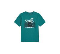 O'NEILL Camiseta 'Slub' verde oscuro / blanco perla 164 verde oscuro / blanco perla